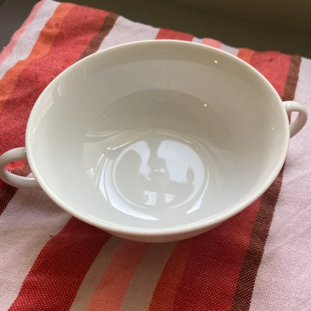 2 Authentic Fine Bone China Rosenthal Germany 2 Handle Soup Bowls - Picture 10 of 12